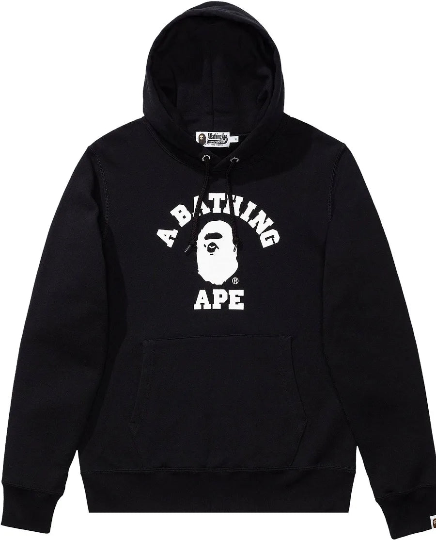 Bape #15 College Black Camo Pullover Hoodie