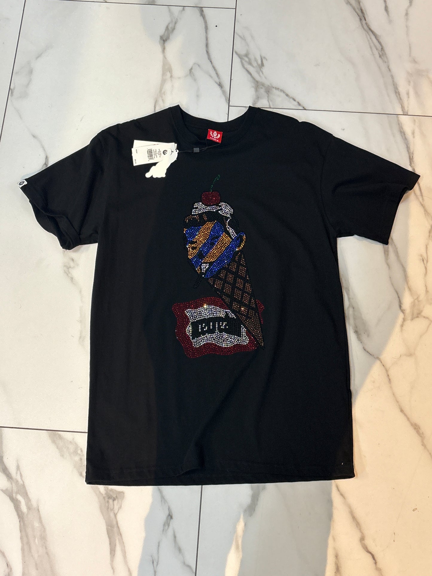 Ice cream black tee