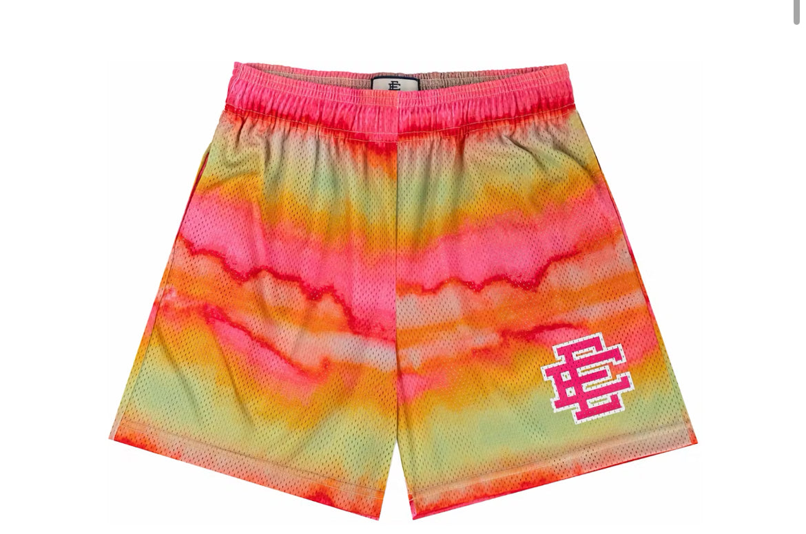 Eric Emmanuel shorts yellow/pink