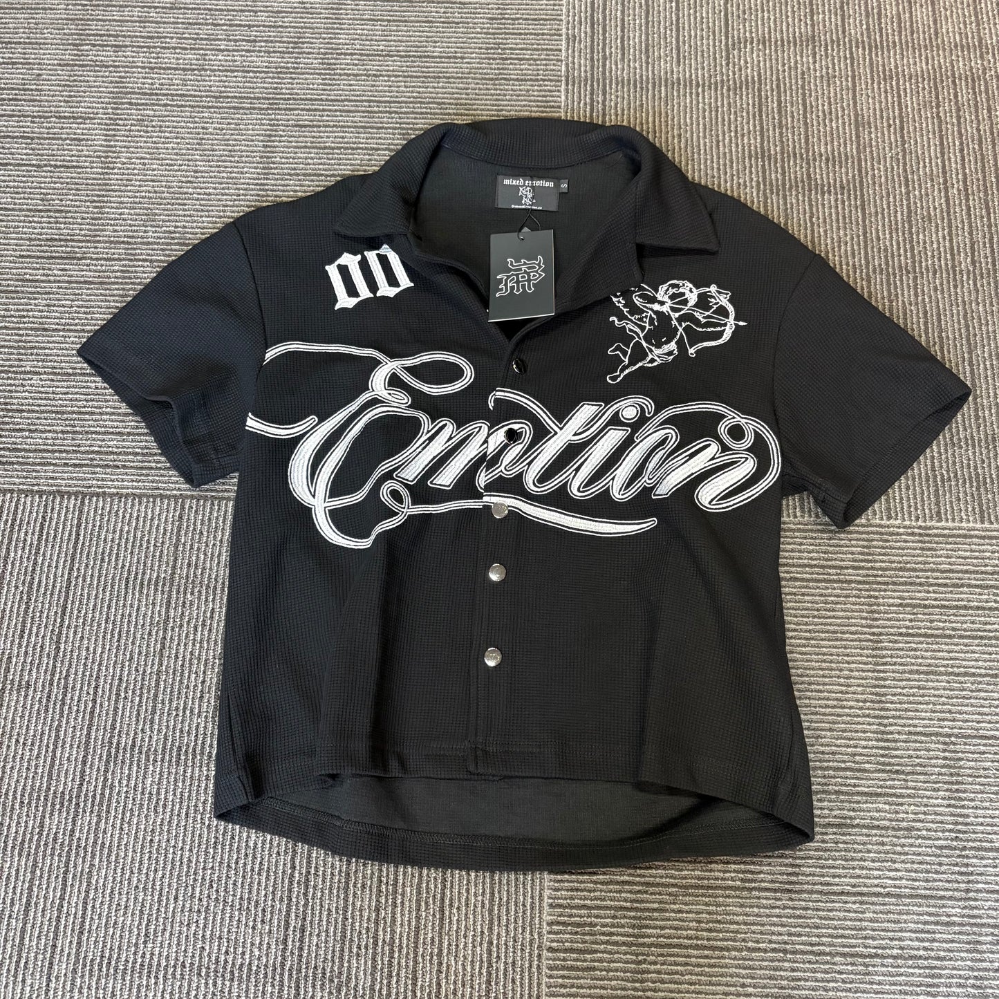 Mixed Emotion #18 black button up