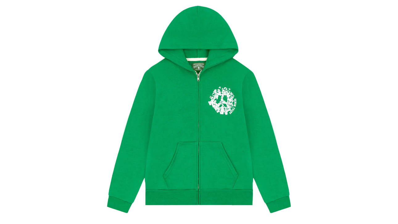 Denim Tears #13 Green Denim University Zip Hoodie