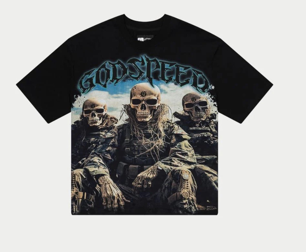 God Speed Black Squadron Tee