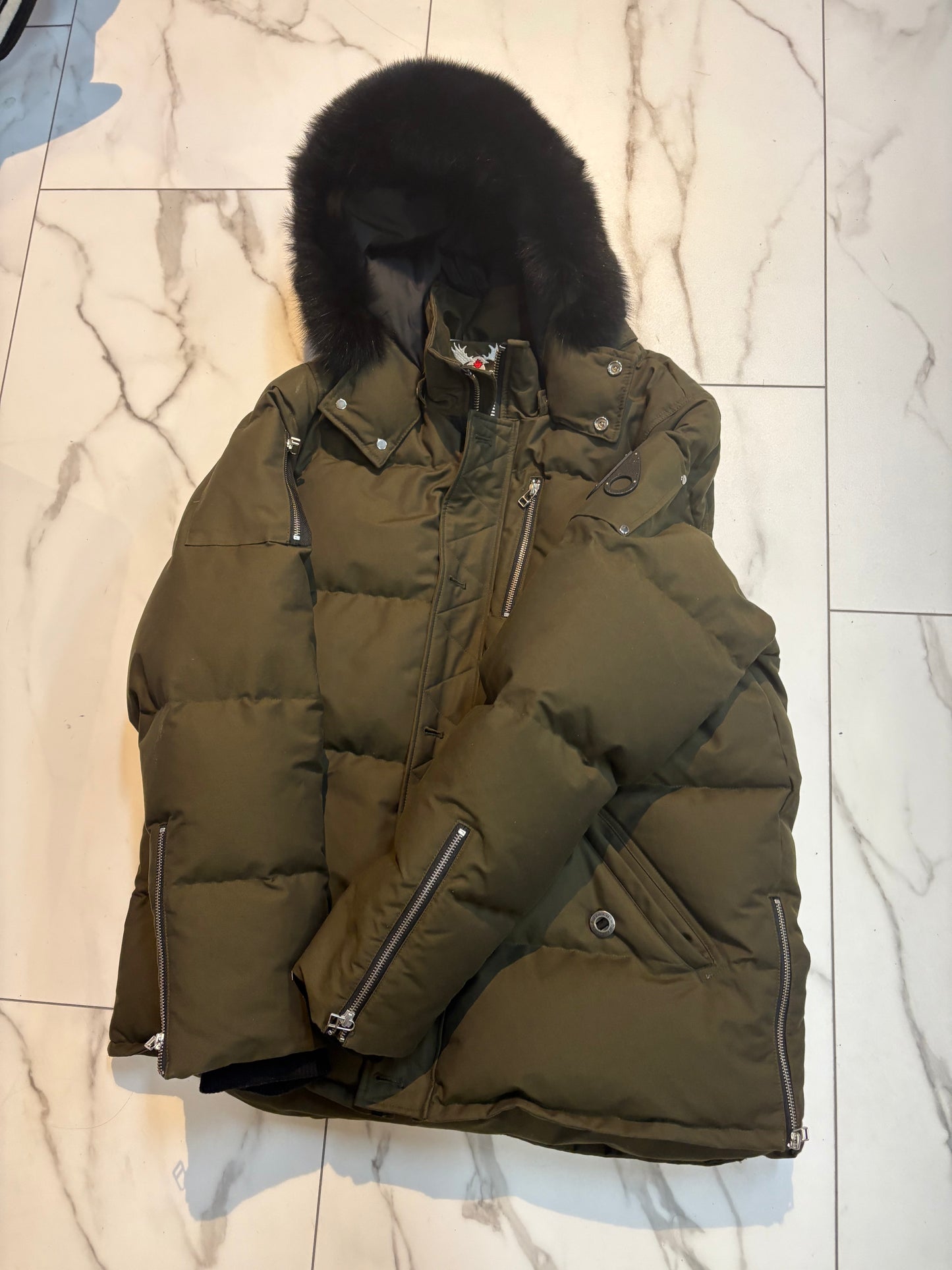 Moose Knuckle Army Green .