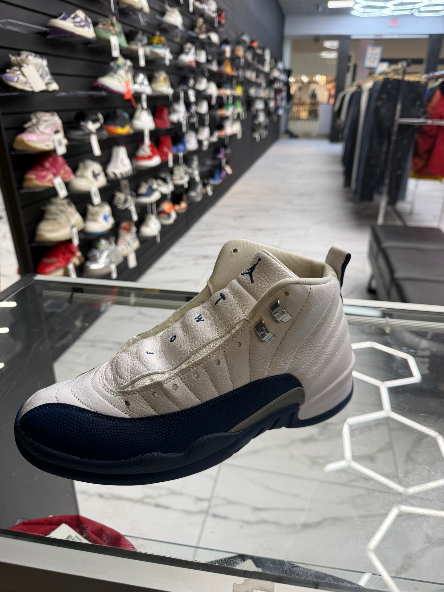 Jordan 12 ‘French Blue’ USED W BOX *NO LACES