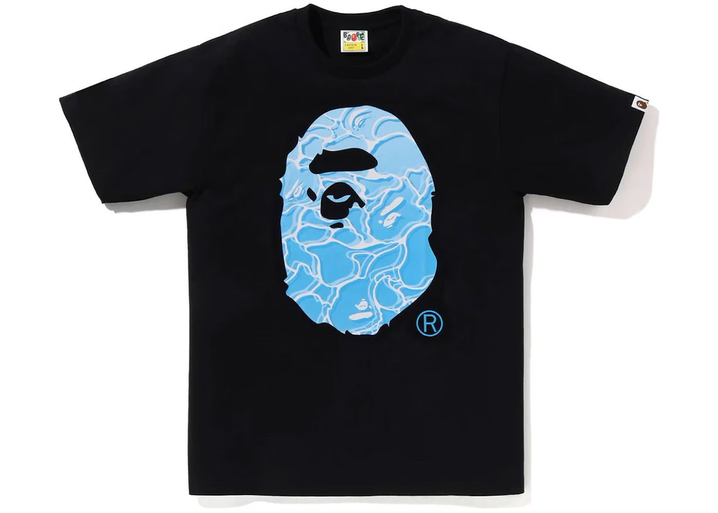 Bape #21 ABC Sea Surface Camo Black Tee