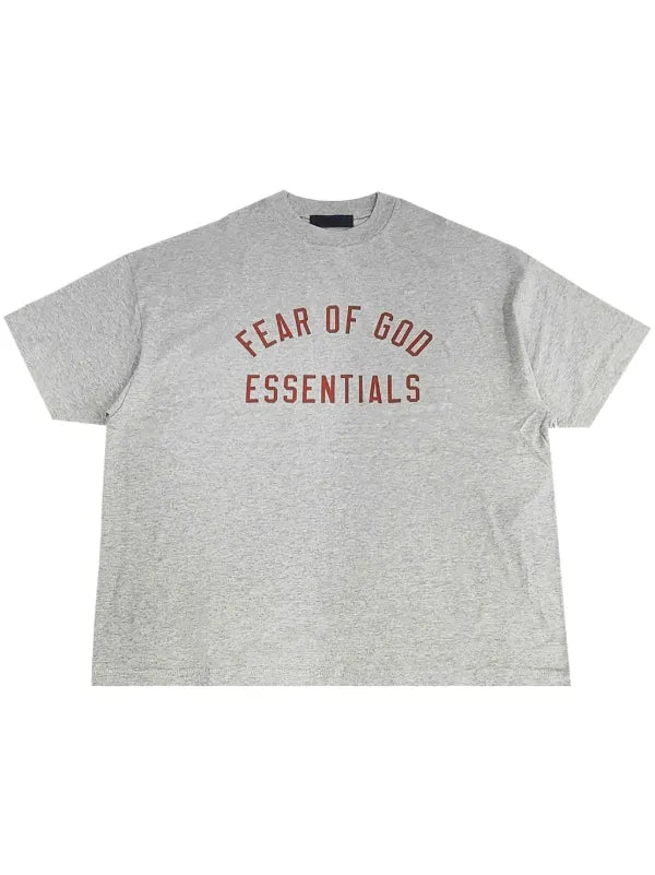 Essentials #33 logo dark heather OS TEE