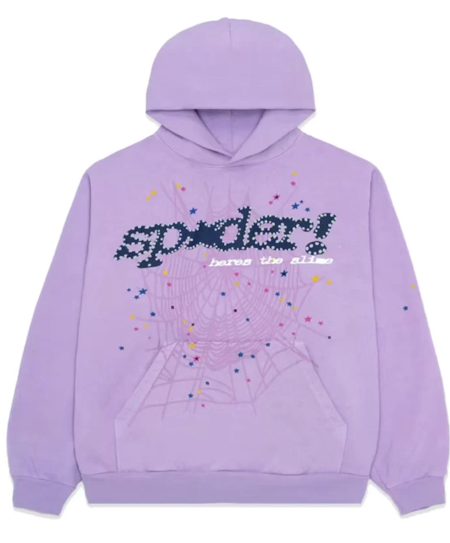 Sp5der #15 Hoodie Açaí