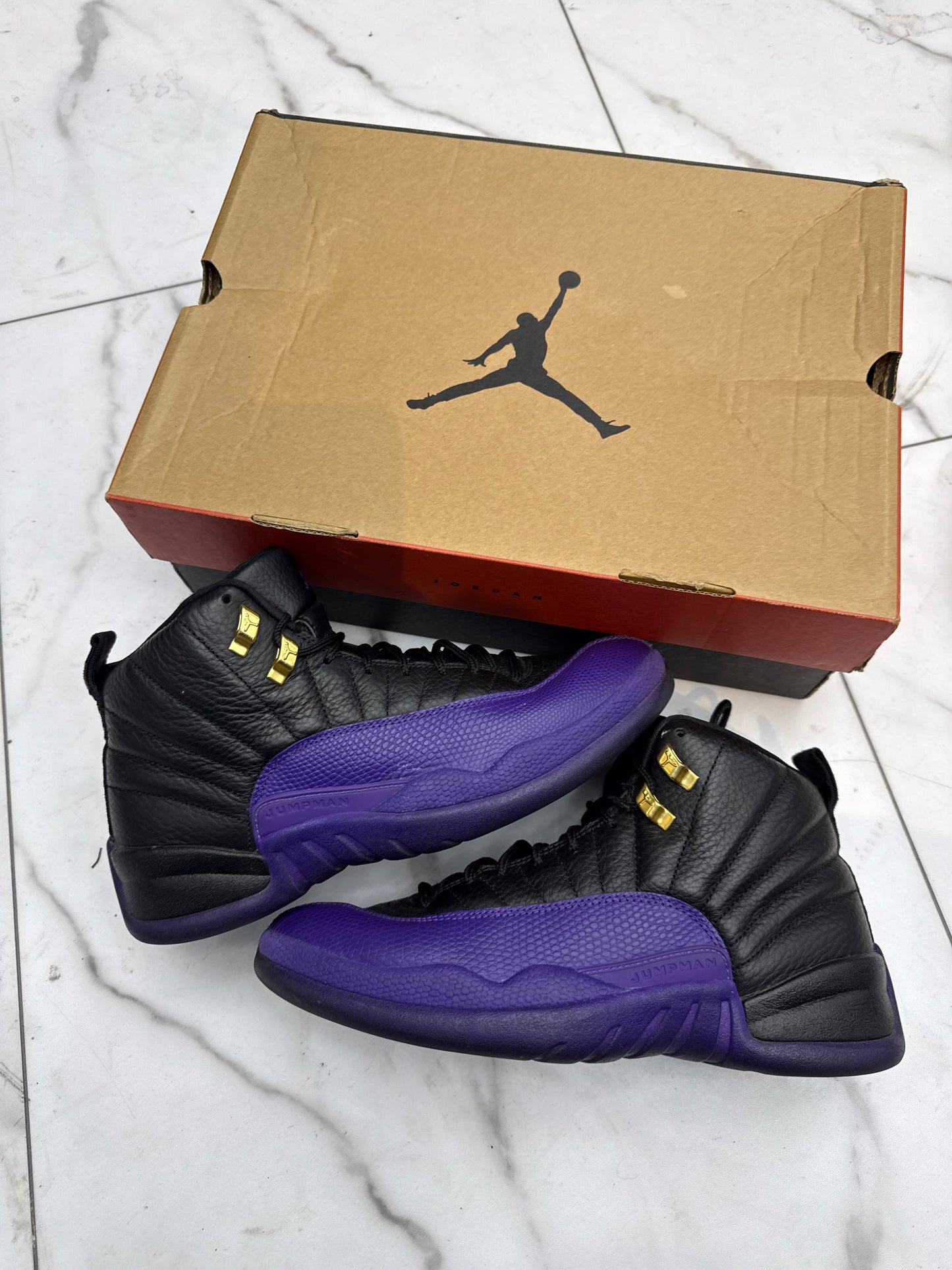 Jordan 12 Purple Field USED W Box
