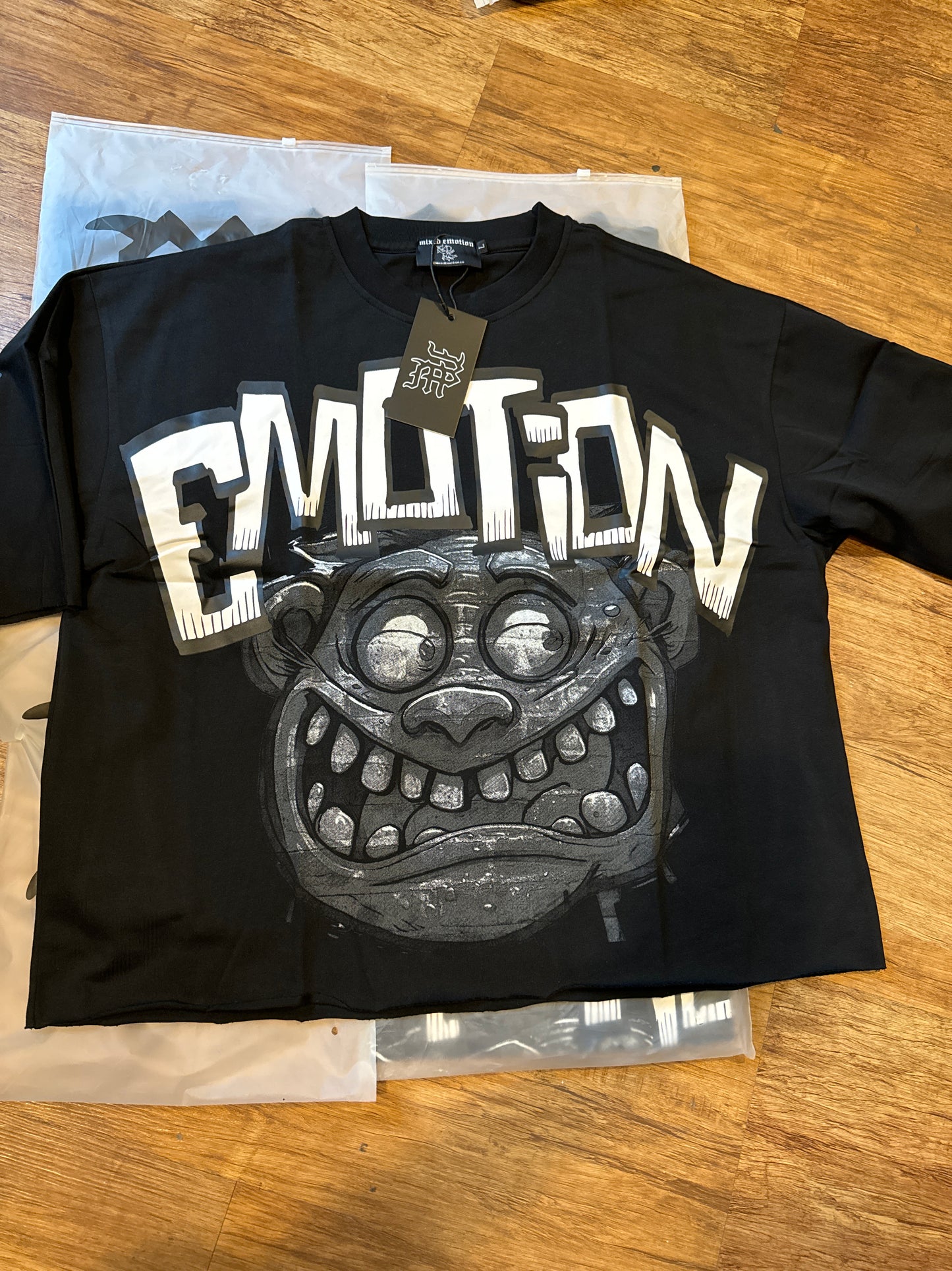 Mixed Emotion #17 Black Monster Tee