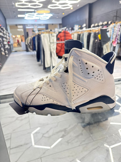 Air Jordan 6 “White Navy” USED WITH BOX