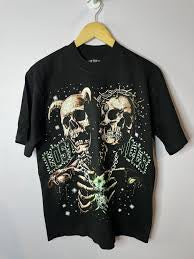 Lost & Hill Black 2 Headed
Cross Tee