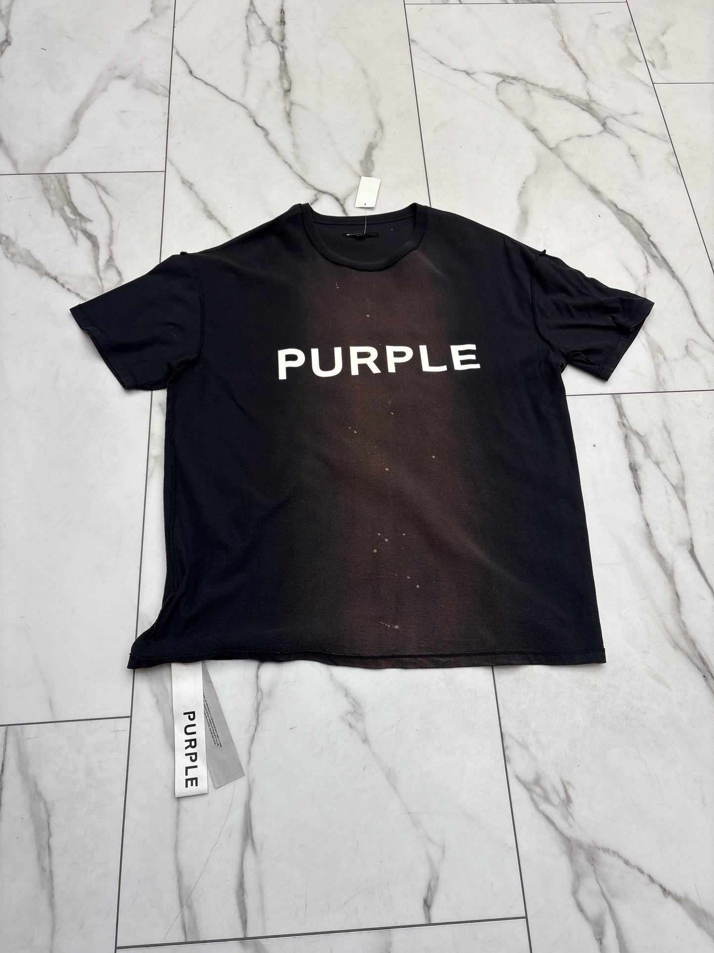 Purple Brand Faded Black Tee PRE-OWNED