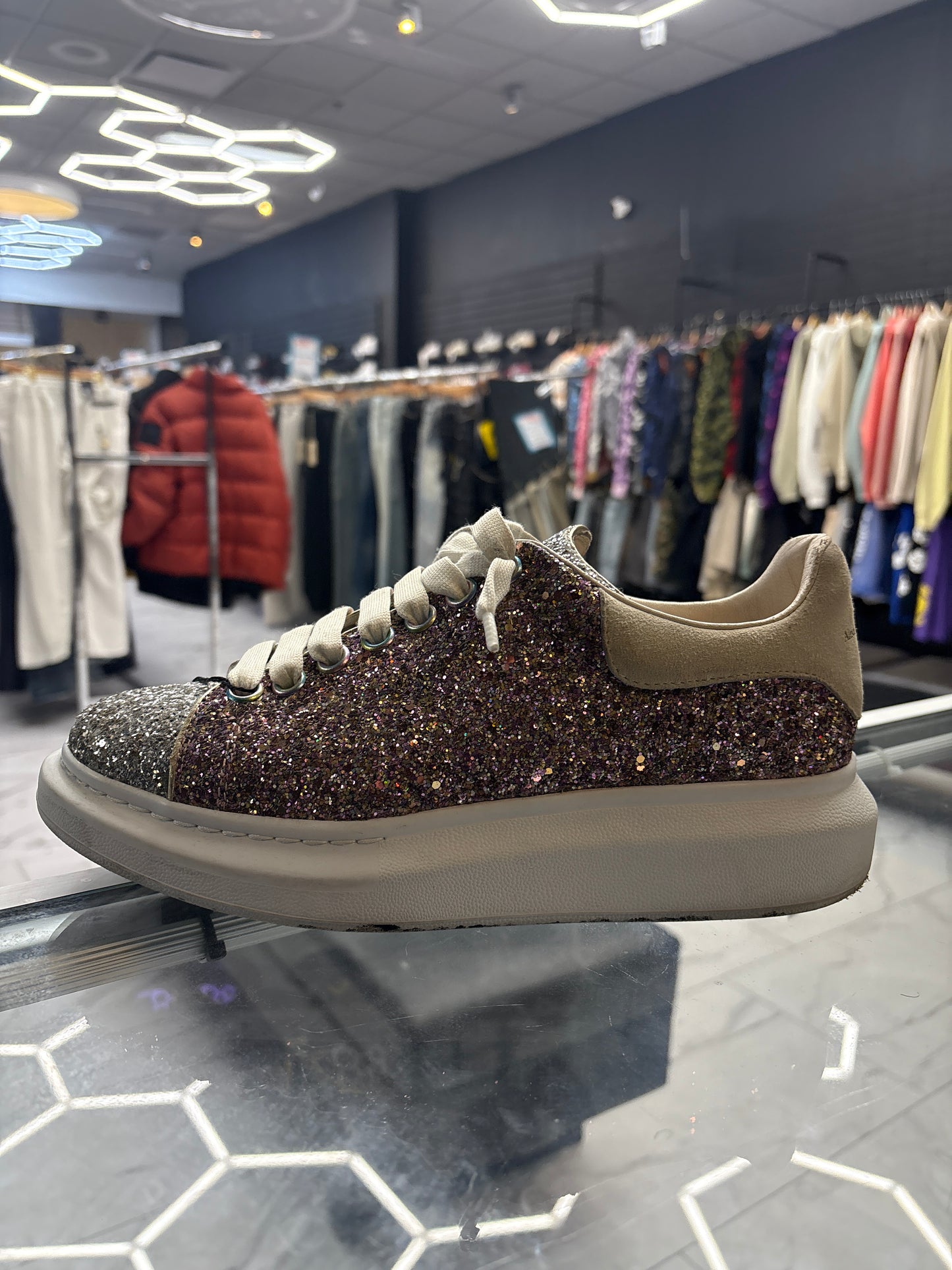 Alexander McQueen Glitter USED