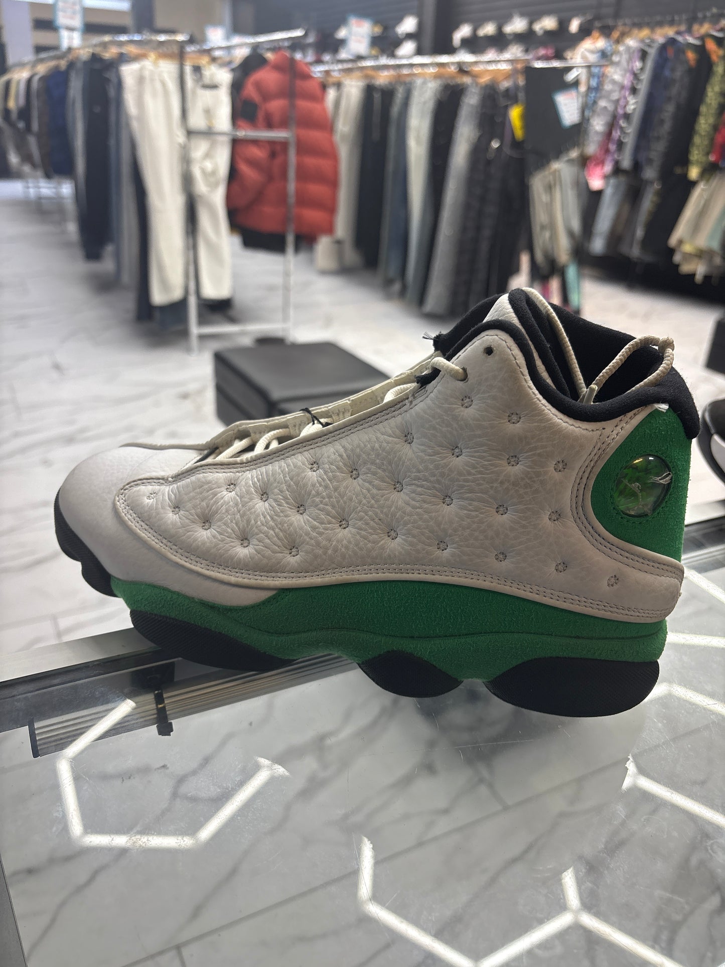 Jordan 13 Lucky Green USED