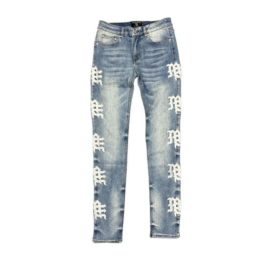 Mixed Emotion  Blue Denim wash
