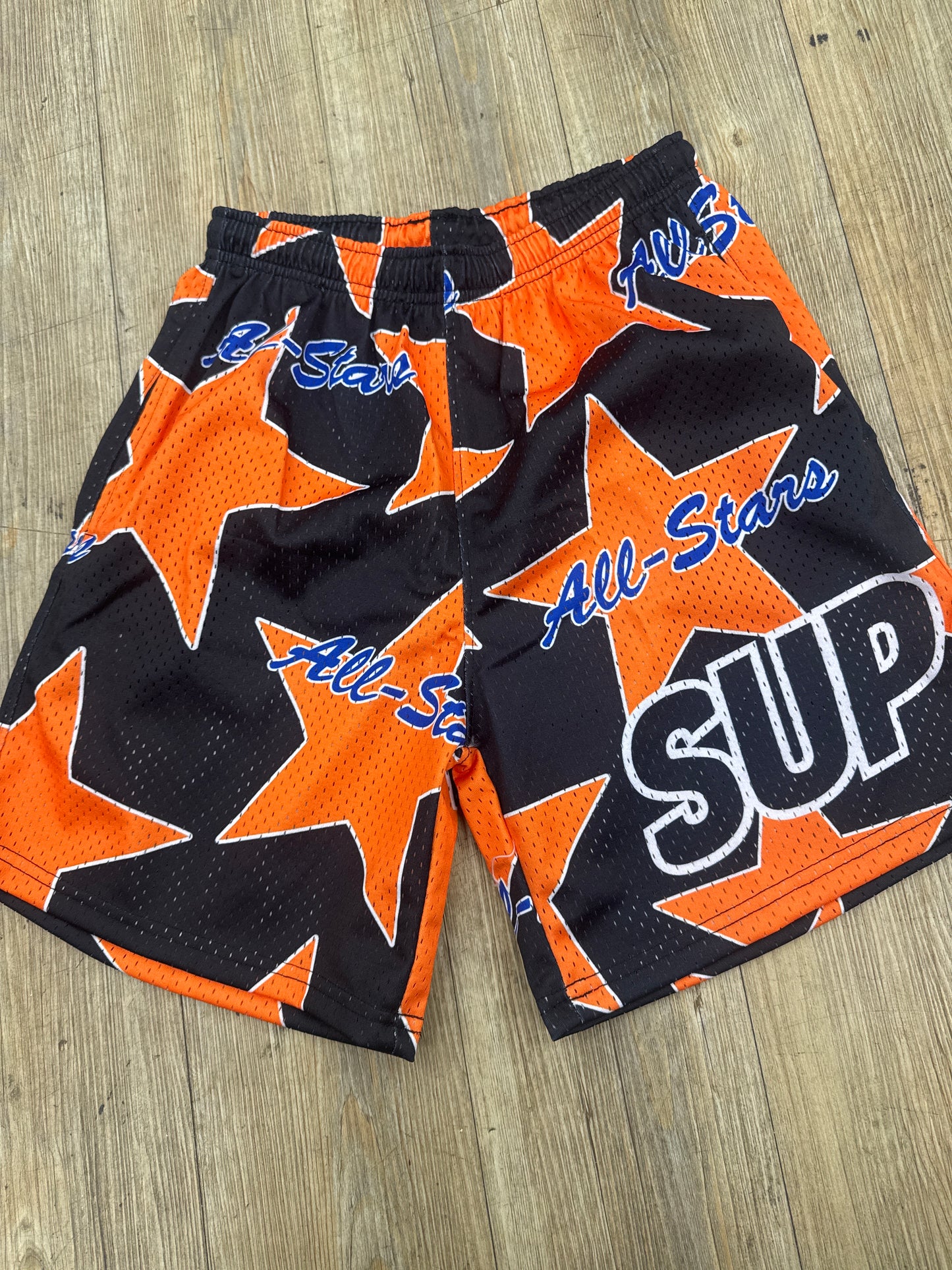 Sup Black and orange All Star Shorts