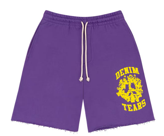 Denim Tear #1 Purple Yellow Short