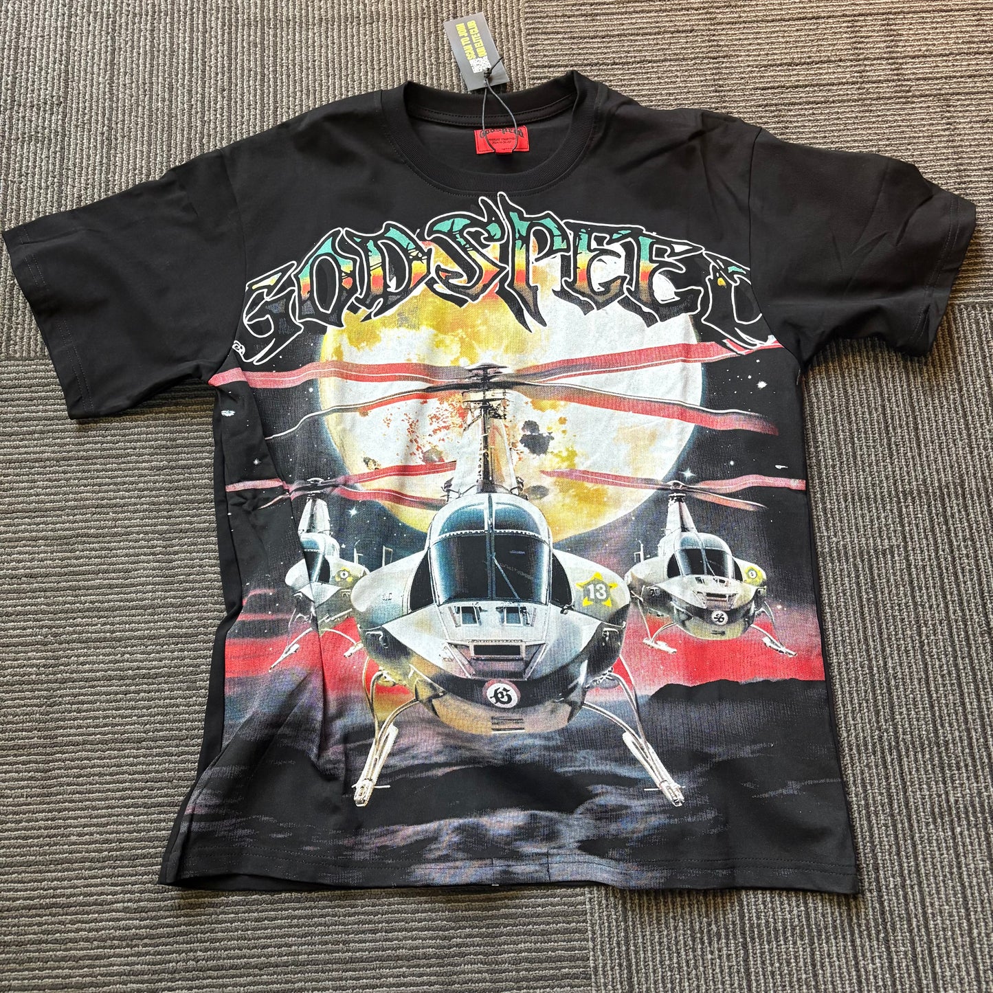 God speed moon light chopper tee