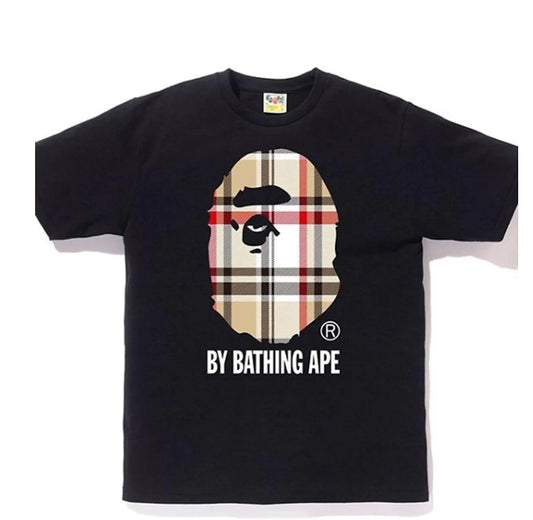 Bape #24 Black Check Tee