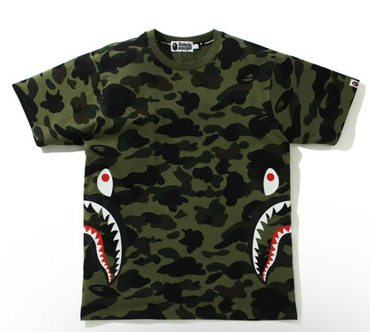 Bape Green Camo Side Shark