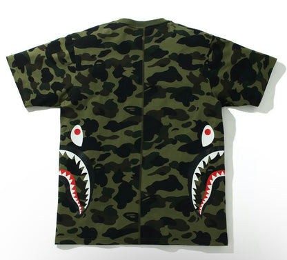 Bape Green Camo Side Shark