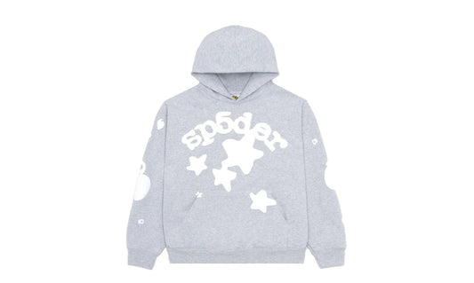 Sp5der #14 Beluga Grey Hoodie