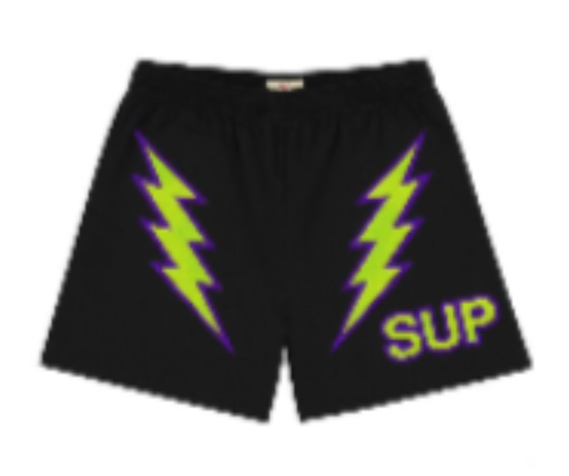 Sup Bolt joker shorts
