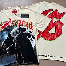 God speed cream Doberman tee