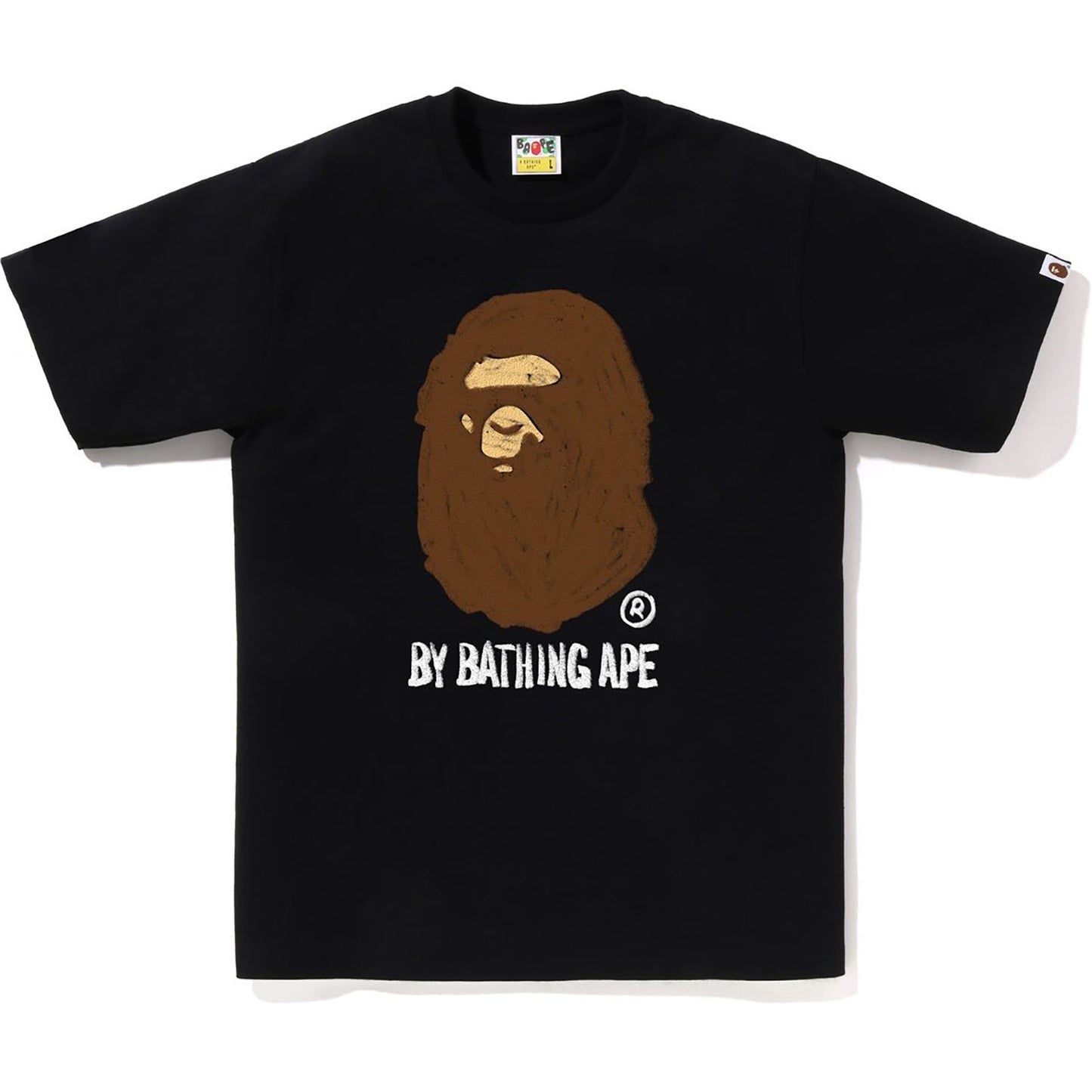 Bape #19 Black Hand Draw Ape Tee