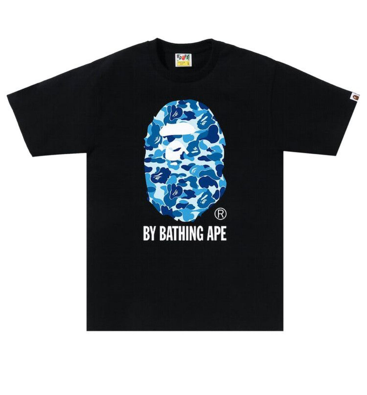Bape ABC Camo Black/Blue Tee