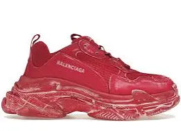 Balenciaga Triple s burgundy USED no box