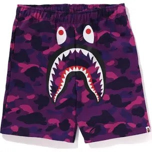 Bape Purple Camo Shorts