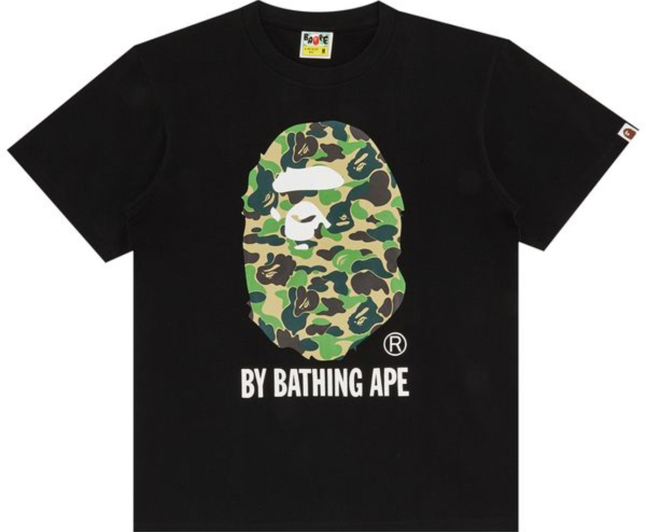 Bape Black Green Camo Tee