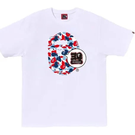 Bape White Paris Tee