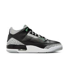Jordan 3 Black/Green USED WITH BOX