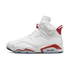Air Jordan 6 White/University Red USED