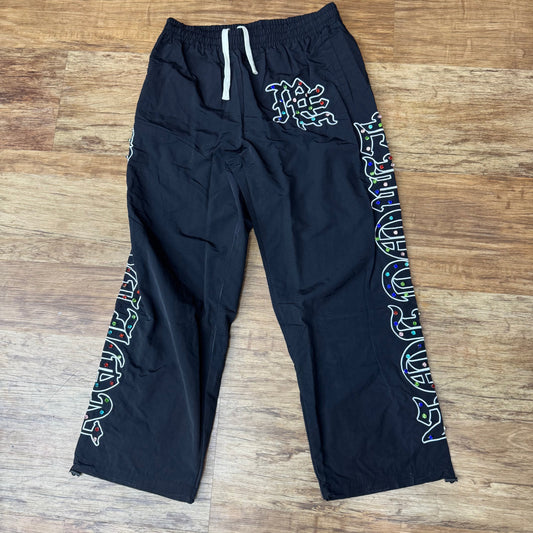Mixed Emotion #5 Black RhineStone Sweatpants