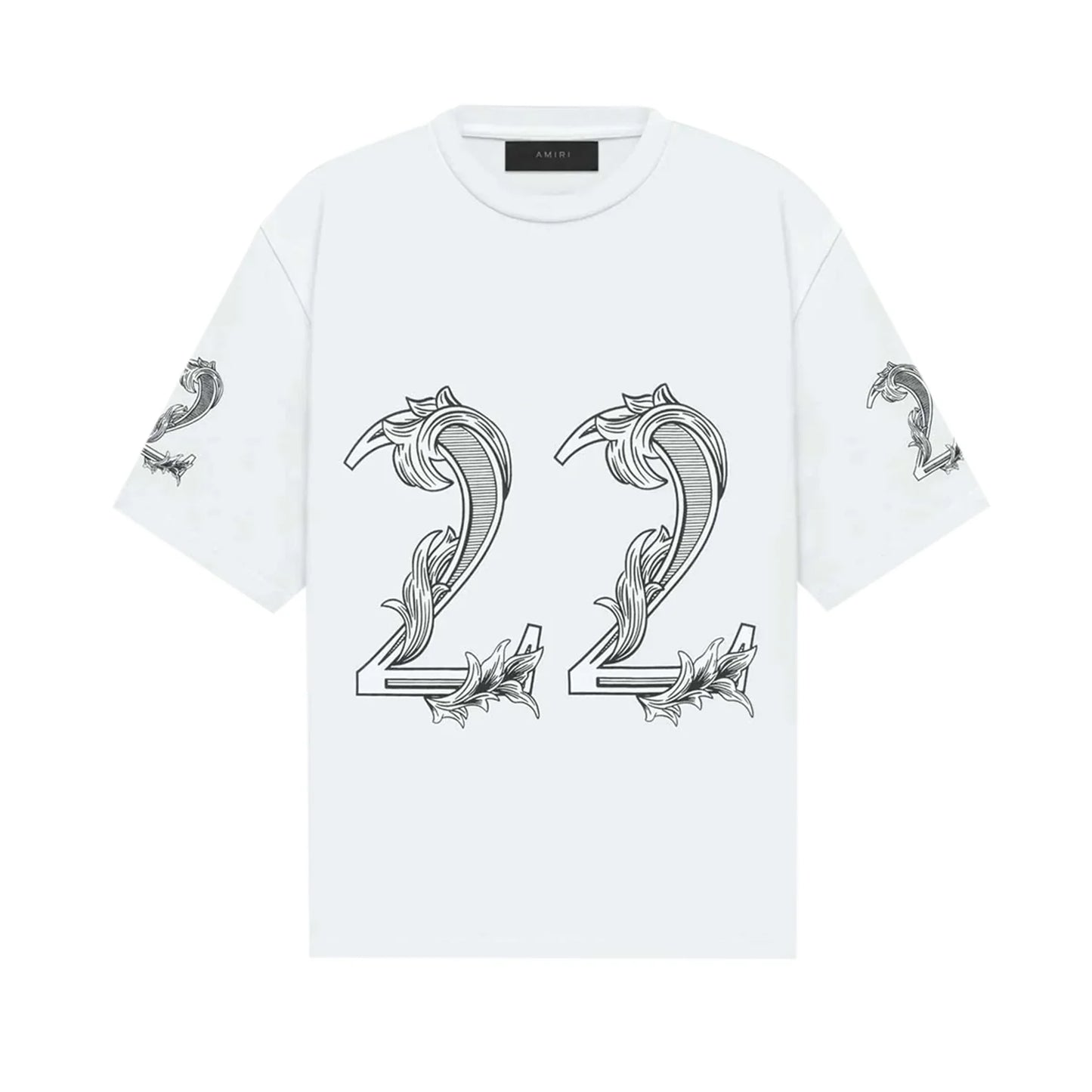 Amiri white Oversized 22 tee