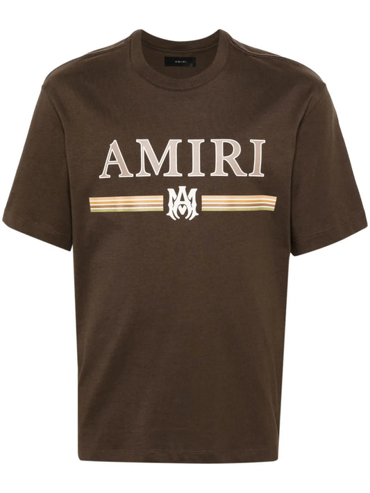 Amiri brown MA-Bar Tee