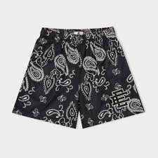 Eric Emanuel Black Bandana Short