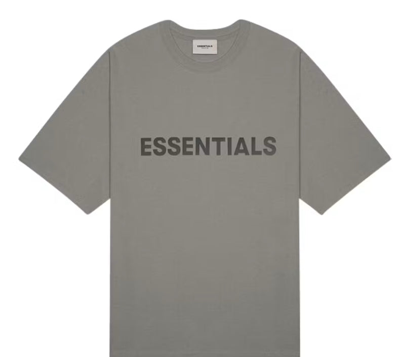 Essentials #24 Charcoal Front Logo Tee