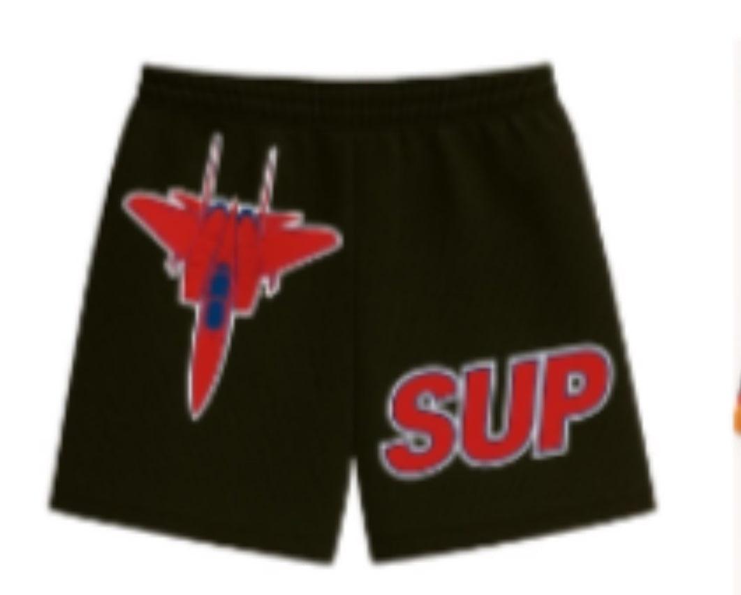 Sup Flighter jet red shorts