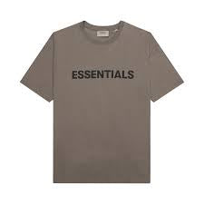 Essentials #18 Taupe Front Logo Tee