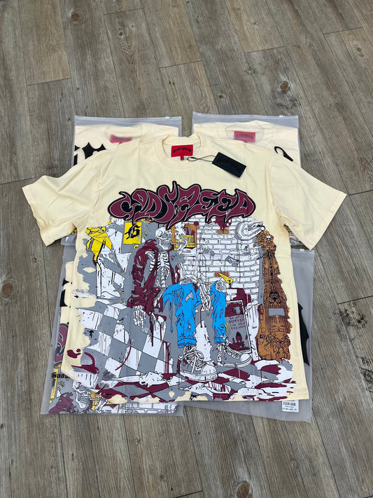 God Speed Stoner Cream Tee